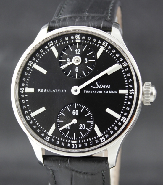 (image for) A CLASSIC SINN STAINLESS STEEL MANUAL WINDING REGULATEUR / 6100.1147